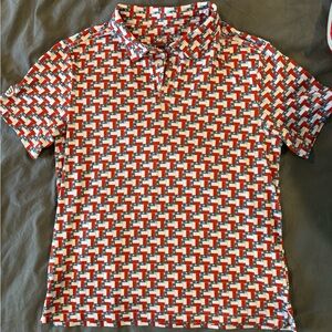 BURLEBO Texas flag Polo Shirt